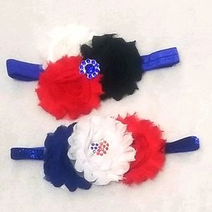 Gorgeous Headbands in Red,White &Blue!